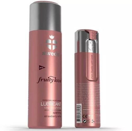 Fruity love schmiermittel spritzende erdbeere 100 ml – hochwertige intime Kosmetik