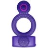 Ring für den geschlechtsbereich, vibrierend, doppelter genuss, lila – hochwertige intime Kosmetik