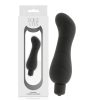 G-spot-vibrator aus schwarzem silikon – hochwertige intime Kosmetik