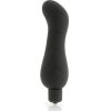 G-spot-vibrator aus schwarzem silikon – hochwertige intime Kosmetik