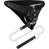 DARKNESS - TANGA MIT METALLKETTE