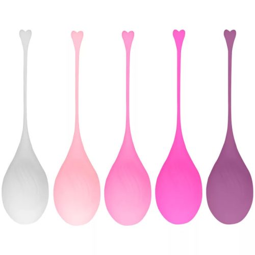 5-teiliges set mit kegel-kugeln – hochwertige intime Kosmetik