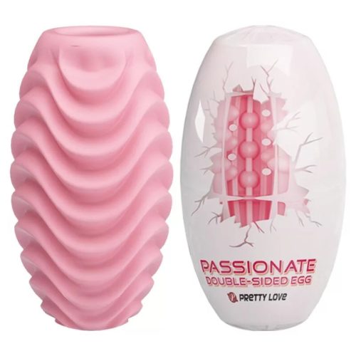 Rosa doppelseitiges masturbationsei – hochwertige intime Kosmetik