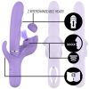 Billie multifunktionaler wiederaufladbarer vibrator mit saug- und pulsationsfunktion lila – hochwertige intime Kosmetik
