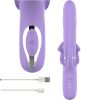 Billie multifunktionaler wiederaufladbarer vibrator mit saug- und pulsationsfunktion lila – hochwertige intime Kosmetik
