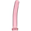 Modell 9 dildo borosilikatglas 15,5 x 2,5 cm rosa – hochwertige intime Kosmetik