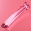 Modell 9 dildo borosilikatglas 15,5 x 2,5 cm rosa – hochwertige intime Kosmetik