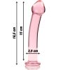 Modell 11 dildo borosilikatglas 16 x 3 cm rosa – hochwertige intime Kosmetik