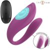 Annie u-förmiger vibrator und stimulator mit lila fernbedienung – hochwertige intime Kosmetik