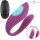 Annie u-förmiger vibrator und stimulator mit lila fernbedienung – hochwertige intime Kosmetik
