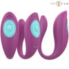 Annie u-förmiger vibrator und stimulator mit lila fernbedienung – hochwertige intime Kosmetik