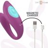 Annie u-förmiger vibrator und stimulator mit lila fernbedienung – hochwertige intime Kosmetik