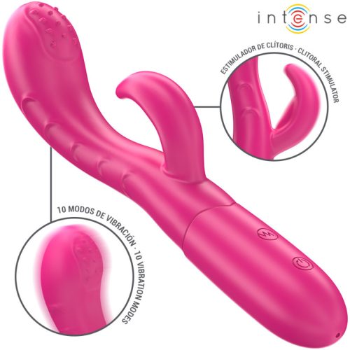 INTENSE Amara – Vibrator mit stimulierender Zunge, 10 Vibrationsmodi