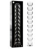 Modell 22 dildo borosilikatglas 21,5 x 2,5 cm transparent – hochwertige intime Kosmetik