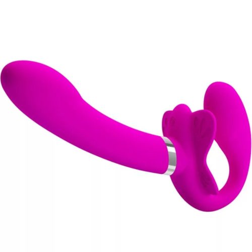 Pretty Love Valerie – Doppel-Strap-On-Vibrator mit 12 Vibrationsmodi 