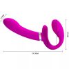 Pretty Love Valerie – Doppel-Strap-On-Vibrator mit 12 Vibrationsmodi 